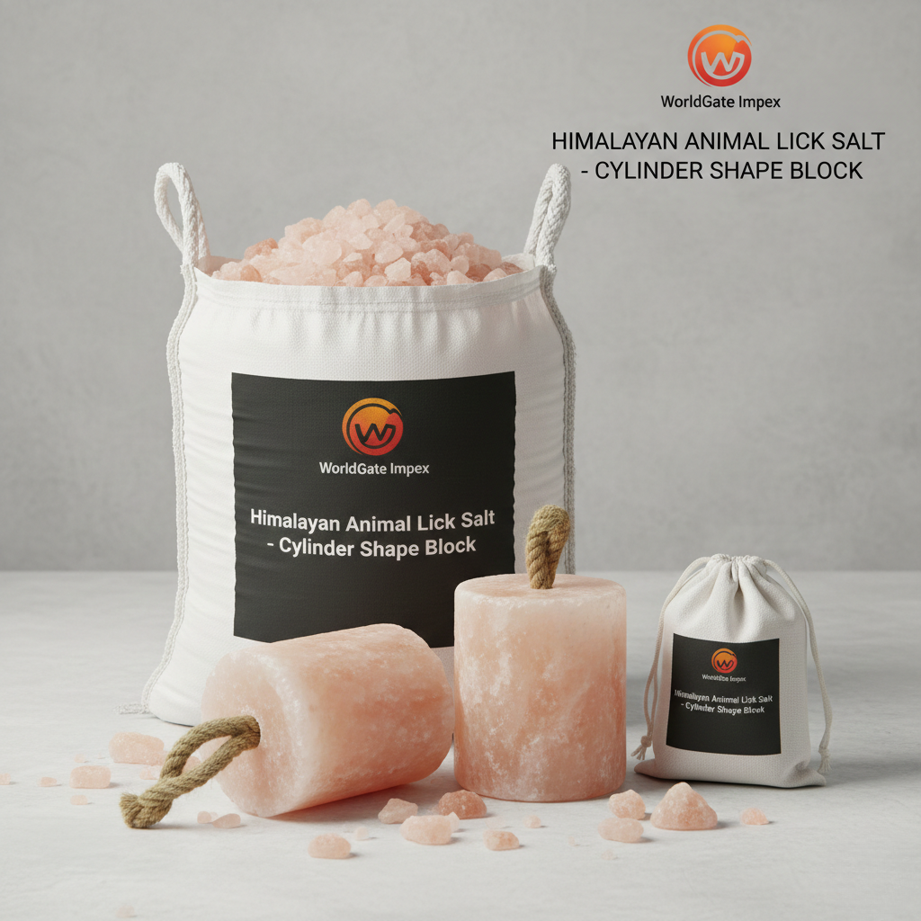 Animal Lick Salt – Cylinder Shape Block