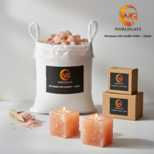 Himalayan Salt Candle Holder – Classic