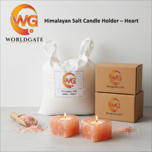 Himalayan Salt Candle Holder – Heart