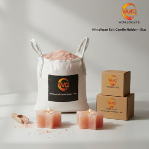 Himalayan Salt Candle Holder – Star