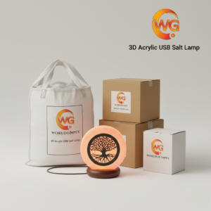 3D Acrylic USB Salt Lamps - Design 1