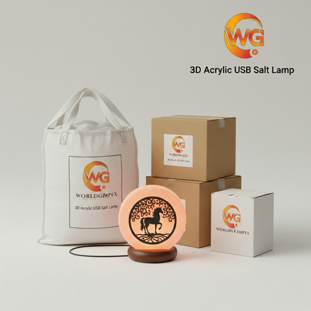 3D Acrylic USB Salt Lamps - Design 2