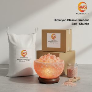 Himalayan Classic Firebowl Salt Lamp – Chunks