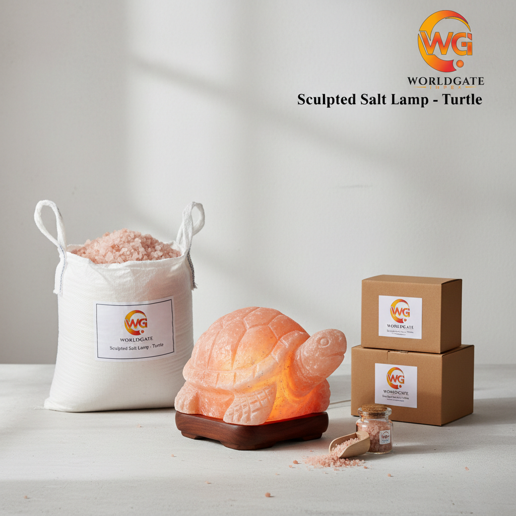 Sculpted Salt Lamp - Turtle